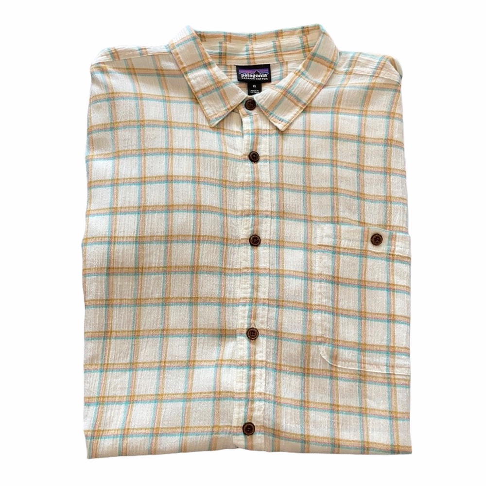 Men’s Patagonia Short Sleeve Plaid Button Down